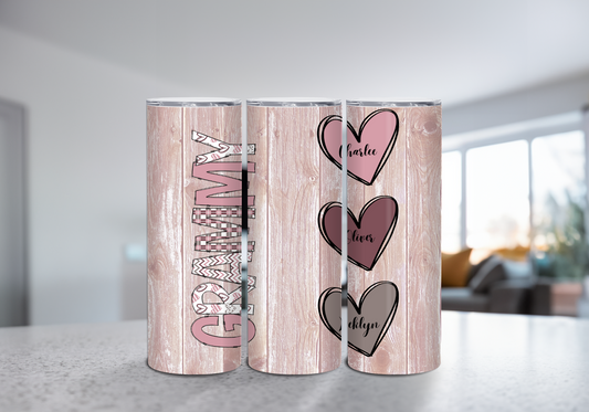 Grammy Custom 20 oz Skinny Tumbler