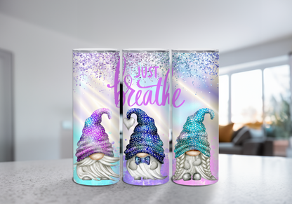 Just Breathe Gnomes 20 oz Tumbler