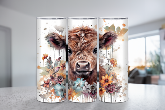 Baby Highland Cow 20 oz Tumbler